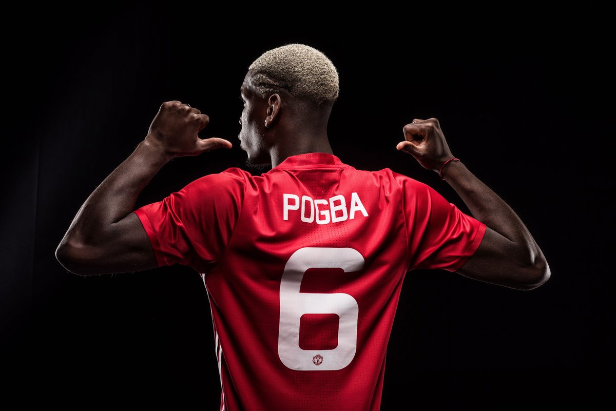 오피셜] 맨유, 포그바 등번호 발표...'Pogba 6' < 일반기사 < 해외축구 < 기사본문 - 인터풋볼