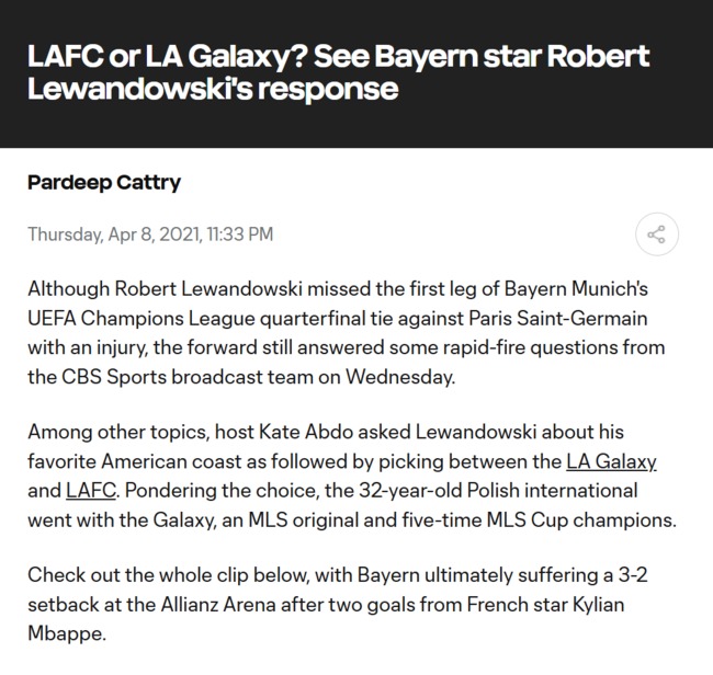 사진 = MLS 사무국